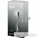 Satisfyer Star Force 2 - dwustronny masażer ze stali nierdzewnej SATISFYER DILDO