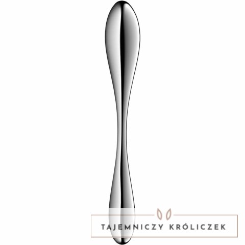 Satisfyer Star Force 3 - dwustronny model ze stali nierdzewnej, srebrny SATISFYER DILDO
