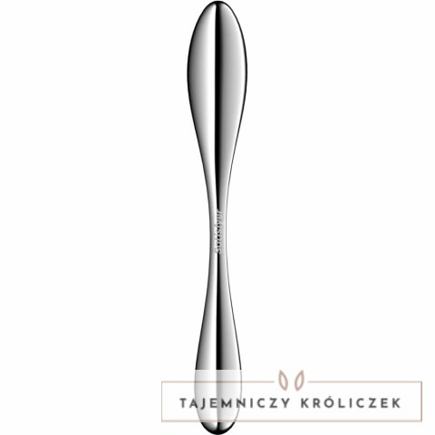 Satisfyer Star Force 3 - dwustronny model ze stali nierdzewnej, srebrny SATISFYER DILDO