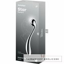 Satisfyer Star Force 4 - dwustronny masażer ze stali nierdzewnej XXL SATISFYER DILDO