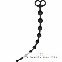 ToyJoy Flexible Beads - Elastyczne kulki silikonowe 38 cm czarne TOYJOY