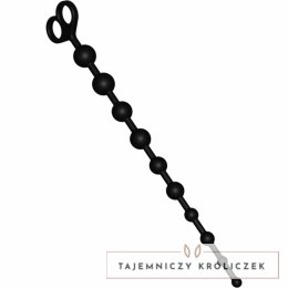 ToyJoy Flexible Beads - Elastyczne kulki silikonowe 38 cm czarne TOYJOY
