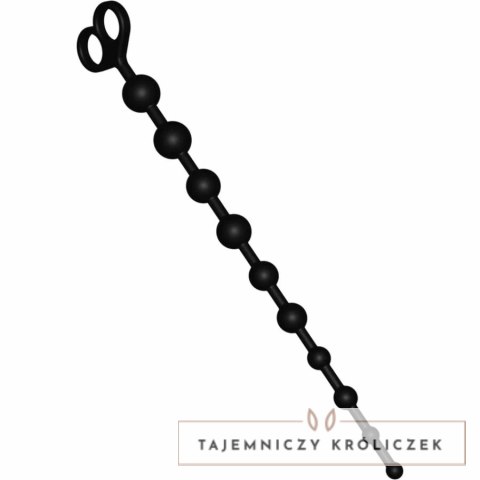 ToyJoy Flexible Beads - Elastyczne kulki silikonowe 38 cm czarne TOYJOY