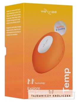 We-Vibe Temp Tangerine - kompaktowy model z funkcją ciepła i chłodzenia We-Vibe