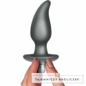 Climaximum Idosi - Wibrujący korek analny z 10 trybami, silikonowy, czarny CLIMAXIMUM