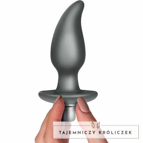 Climaximum Idosi - Wibrujący korek analny z 10 trybami, silikonowy, czarny CLIMAXIMUM