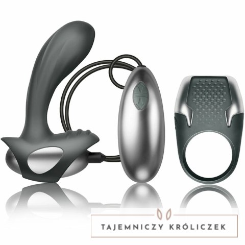 Climaximum Zestaw Intymny Tyro & Toulza - Pierścień wibrujący i masażer z pilotem, silikonowy, wodoodporny CLIMAXIMUM