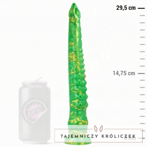 EPIC Hylos Zielony Błysk - model silikonowy, 29,5 cm, ergonomiczny EPIC