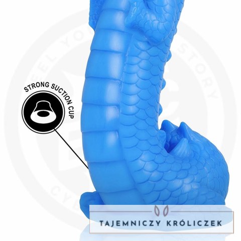 EPIC NAGA Niebiański Smok - model anatomiczny silikonowy XL, niebieski EPIC