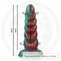 EPIC Zirion Aridfire - silikonowy model anatomiczny, ognista kolorystyka, 206 mm EPIC