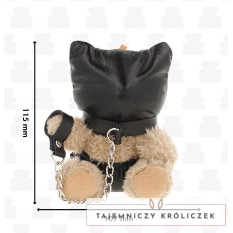Fetish Submissive Momo Pluszowy Miś Kolekcjonerski z Kapturem 14 cm FETISH SUBMISSIVE