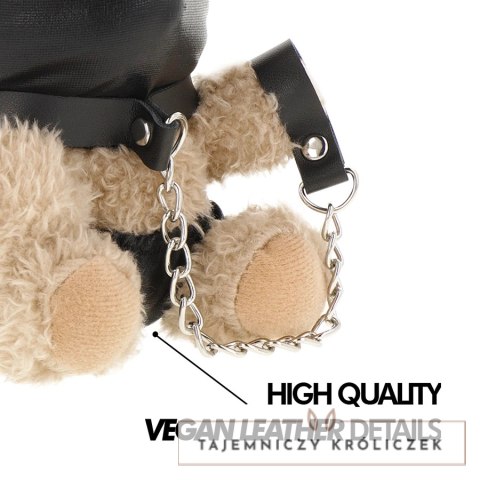Fetish Submissive Momo Pluszowy Miś Kolekcjonerski z Kapturem 14 cm FETISH SUBMISSIVE