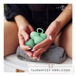 Intense Charli Jasnozielony - Zestaw 3 Piłek Kegla do Treningu Mięśni Miednicy INTENSE
