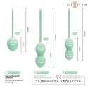 Intense Charli Jasnozielony - Zestaw 3 Piłek Kegla do Treningu Mięśni Miednicy INTENSE