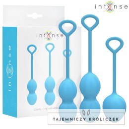 Intense Charli Zestaw Treningowy Kulki Kegla Niebieski 3 Poziomy INTENSE