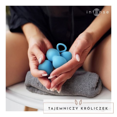 Intense Charli Zestaw Treningowy Kulki Kegla Niebieski 3 Poziomy INTENSE