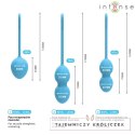 Intense Charli Zestaw Treningowy Kulki Kegla Niebieski 3 Poziomy INTENSE