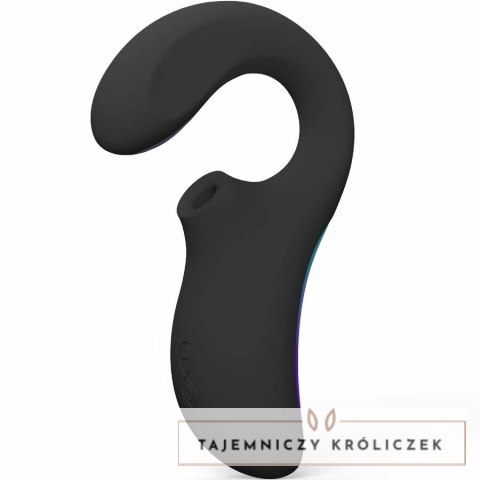 LELO ENIGMA Czarny - Podwojny Stymulator Soniczny, 8 Trybow, App Control LELO