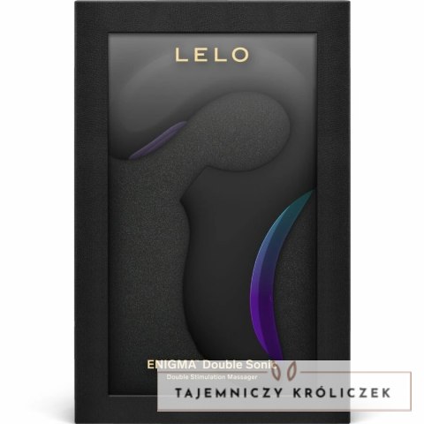 LELO ENIGMA Czarny - Podwojny Stymulator Soniczny, 8 Trybow, App Control LELO