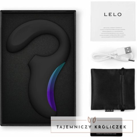 LELO ENIGMA Wave Czarny - Intymny masażer soniczny z technologią WaveMotion LELO