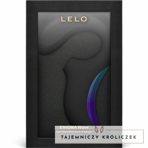 LELO ENIGMA Wave Czarny - Intymny masażer soniczny z technologią WaveMotion LELO