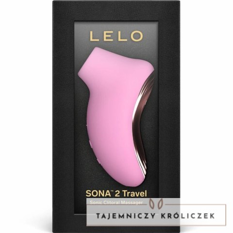 LELO SONA 2 Travel Pink - kompaktowy model soniczny podrożny LELO