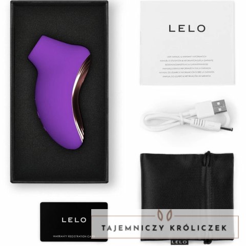 LELO SONA 2 Travel Purple - Kompaktowy model z technologią SenSonic LELO
