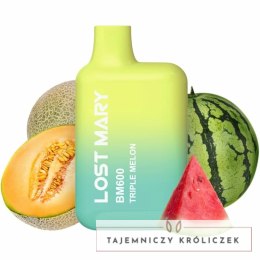 Lost Mary BM600 Jednorazowy Vaper 2% Triple Melon 600 zaciągnięć LOST MARY