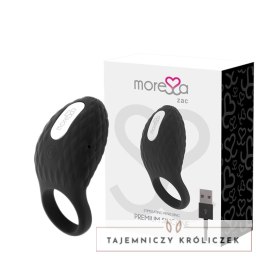 Moressa Zac Premium - Pierścień Wibrujący, 7 Trybow, USB, Silikon Medyczny MORESSA
