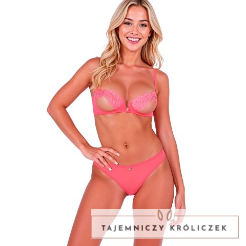 Passion Intimari Komplet Bielizny Damskiej Rożowy L/XL Koronka Passion