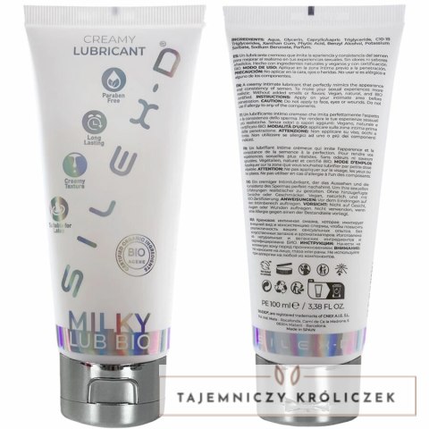 SILEXD Milky Lub Bio kremowy lubrykant 100ml BIO, wegański SILEXD