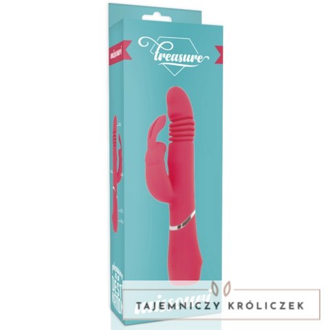 Treasure Missouri Rożowy - Wielofunkcyjny Model Silikonowy IPX7 3 Silniki DREAMLOVE