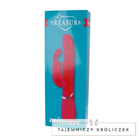 Treasure Missouri Rożowy - Wielofunkcyjny Model Silikonowy IPX7 3 Silniki DREAMLOVE