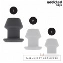 Addicted Toys Extreme Hollow Plug L silikonowy anatomiczny 10,4 cm ADDICTED