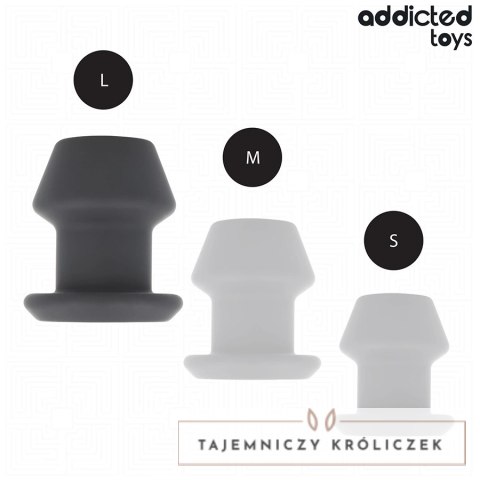 Addicted Toys Extreme Hollow Plug L silikonowy anatomiczny 10,4 cm ADDICTED