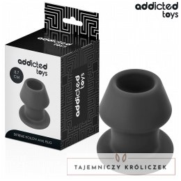 Addicted Toys Extreme Hollow Plug M silikonowy anatomiczny 8,7 cm ADDICTED