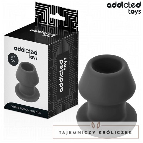 Addicted Toys Extreme Hollow Plug M silikonowy anatomiczny 8,7 cm ADDICTED