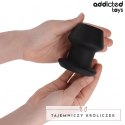 Addicted Toys Extreme Hollow Plug M silikonowy anatomiczny 8,7 cm ADDICTED