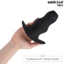Addicted Toys Hollow Plug XXL 15,2 cm - silikonowy anatomiczny model otwarty ADDICTED