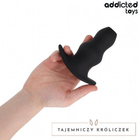 Addicted Toys Hollow Plug L silikonowy, anatomiczny, 11,1 cm ADDICTED