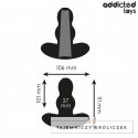 Addicted Toys Hollow Plug L silikonowy, anatomiczny, 11,1 cm ADDICTED