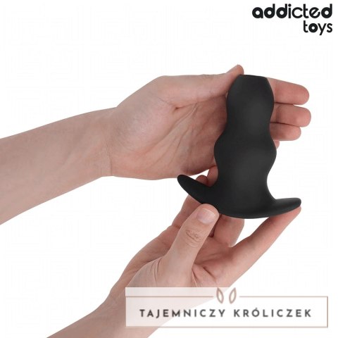 Addicted Toys Hollow Plug L silikonowy, anatomiczny, 11,1 cm ADDICTED