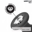 Addicted Toys Jeweled Plug L - silikonowy model z dekoracyjną podstawą 12,6 cm ADDICTED