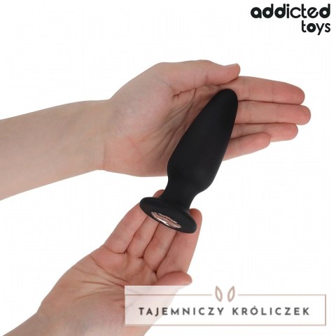 Addicted Toys Jeweled Plug L - silikonowy model z dekoracyjną podstawą 12,6 cm ADDICTED