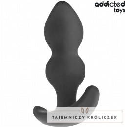 Addicted Toys Korek Anatomiczny L 11,7 cm silikonowy czarny ADDICTED