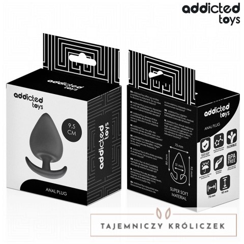 Addicted Toys Korek Silikonowy XL 9,5 cm - Anatomiczny Model Bezpieczny ADDICTED