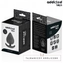 Addicted Toys Korek anatomiczny XXL 11 cm silikonowy, czarny ADDICTED
