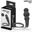 Addicted Toys Model 1 - anatomiczna zatyczka z pierścieniem, silikon medyczny ADDICTED