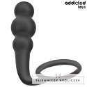 Addicted Toys Model 1 - anatomiczna zatyczka z pierścieniem, silikon medyczny ADDICTED