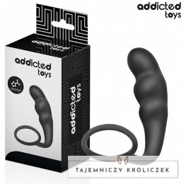 Addicted Toys Model 4 silikonowy korek anatomiczny z pierścieniem 204 mm ADDICTED
